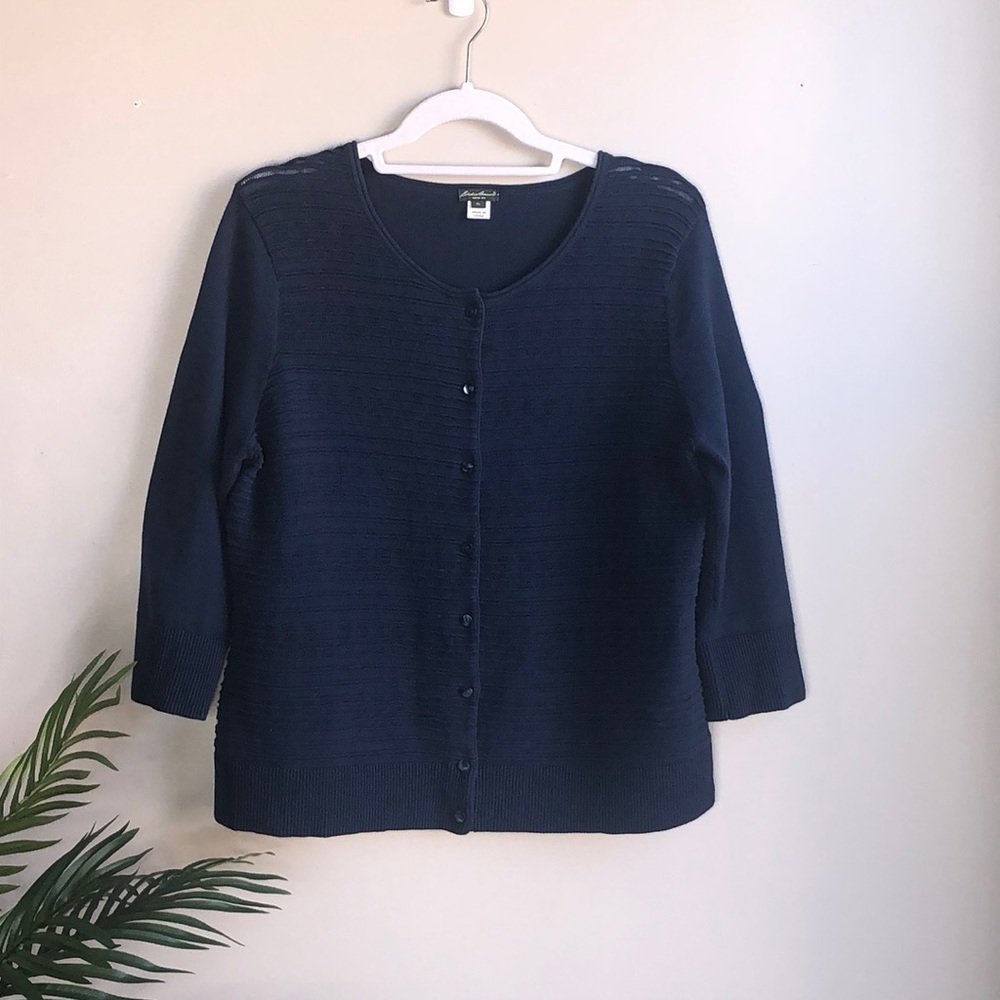 Eddie Bauer Cotton Cardigan - size XL - Picture 2 of 5